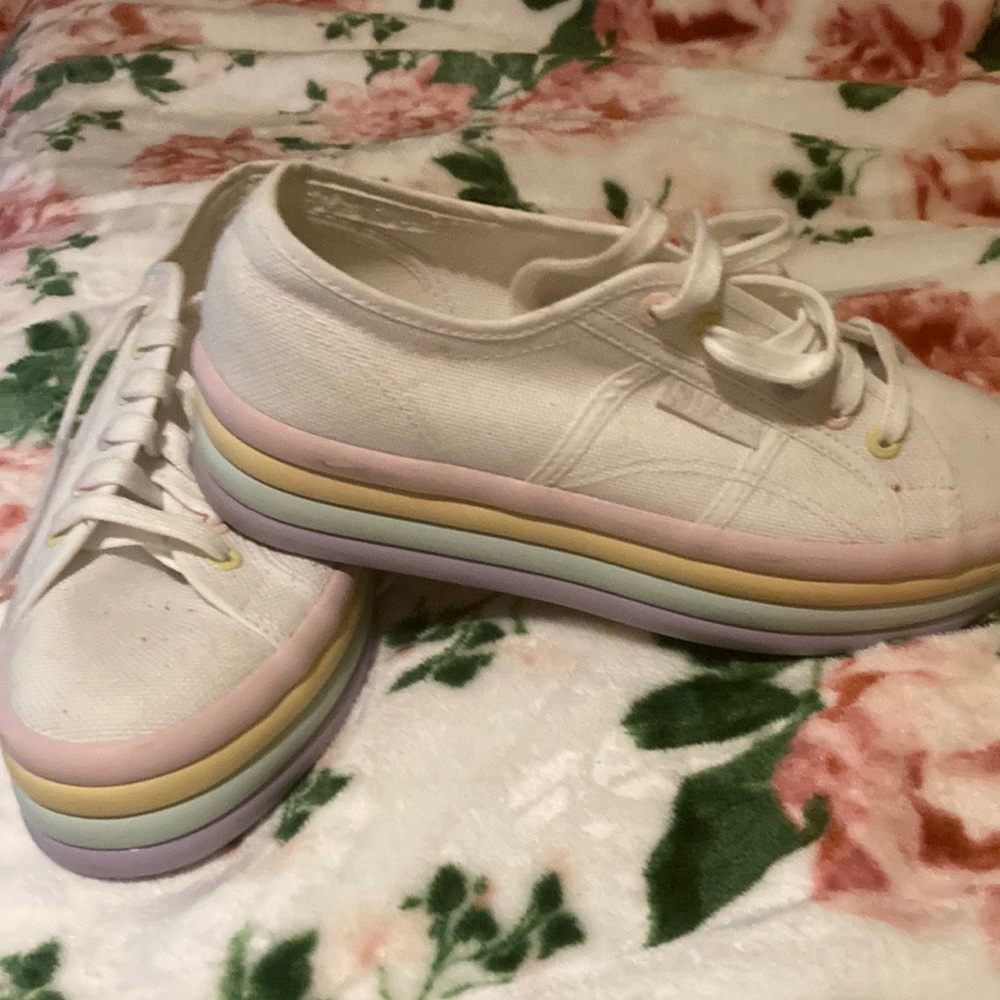 Superga cute platform sneakers